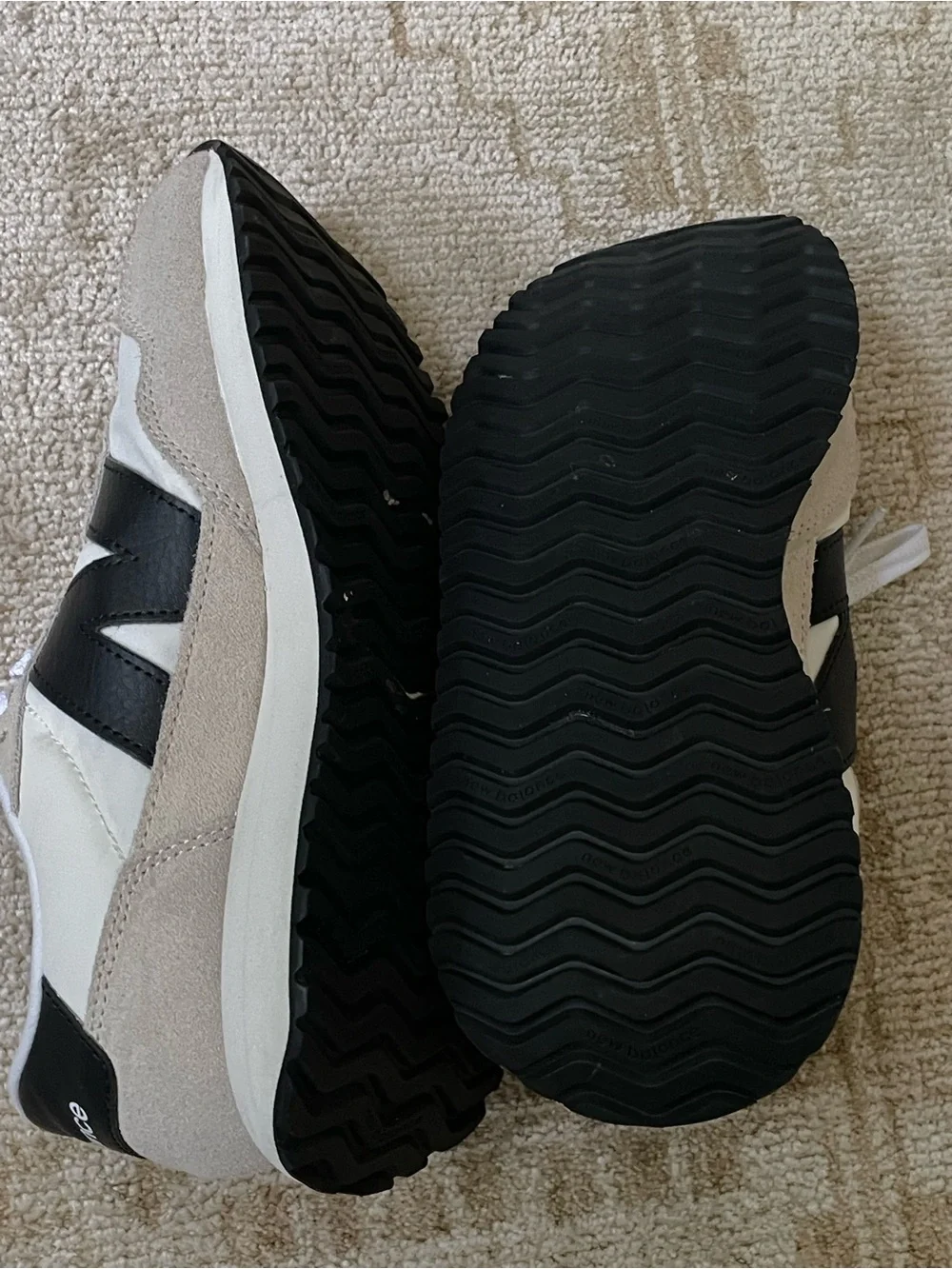 New Balance worn only
